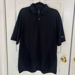 Nike Men's Navy Dri-fit Polo Golf Shirt Size L